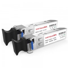 ☆胜为 SHENGWEI SOMS-1A1310D/1A1550D 兼容思科 百兆单模单纤光纤模块 SFP光模块 20KM 一对