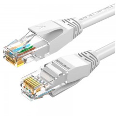 ☆胜为 SHENGWEI LC-6030H 六类网线 纯铜千兆8芯双绞网络跳线 3米 白色 高速彩色网络连接线 千兆网线