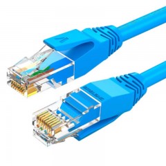 ☆胜为 SHENGWEI LC-6100C 六类网线 纯铜千兆8芯双绞网络跳线 10米 蓝色 无氧铜高速网络连接线 千兆网线