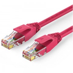 ☆胜为 SHENGWEI LC-6100A 六类网线 纯铜千兆8芯双绞网络跳线 10米 红色 高速成品网络连接线 千兆网线