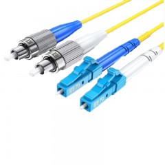 ☆胜为 SHENGWEI FSC-710 LC-FC单模双芯网线 光纤跳线 15M/对 电信级