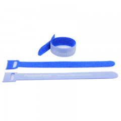 ☆包尔星克（POWERSYNC）CTM-C03B 3入扎扣式双面魔术贴绑线带-蓝色