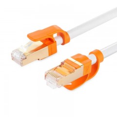 ☆包尔星克 POWERSYNC CAT7-KRMG39-3 七类网线 3米 高速纯铜 千兆网络圆线 铝箔屏蔽 耐摇摆 珠光白色