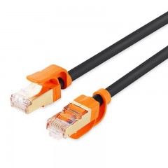 ☆包尔星克 POWERSYNC CLN7GAR0020 CAT7超七类网线 圆线 双色 抗摇摆 双屏蔽 双绞 黑色 2米