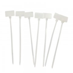 ☆包尔星克 POWERSYNC 网线电话线标签牌线缆标识白色扎线带 束线带 200个/包 POWERSYNC ACLTTGC249