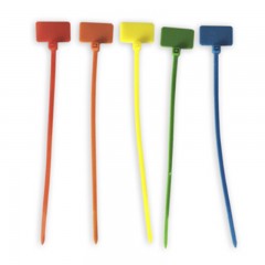 ☆包尔星克 POWERSYNC 网线电话线标签牌线缆标识多色扎线带 束线带 100个/袋 POWERSYNC ACLTTGC17M