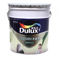 ☆多乐士 DULUX A611第二代五合一无添加内墙乳胶漆油漆涂料墙面漆白色5L