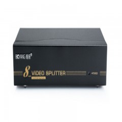 ☆博扬 BOYANG BY-208 高清视频VGA一分八分频器 笔记本电脑电视显示器 1拖8分屏器 250MHZ