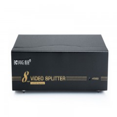 ☆博扬 BOYANG BY-508 高清视频VGA一分八分频器 笔记本电脑电视显示器 1拖8分屏器 500MHZ