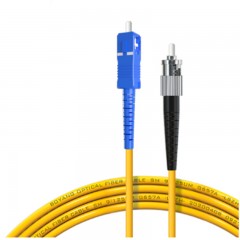 ☆博扬 BOYANG BY-5211SM 电信级光纤跳线ST-SC 5米 单模单芯 低烟无卤环保光纤线 收发器尾纤