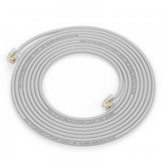 ☆海乐 HAILE HT-100-8M 二芯/两芯/2芯电话跳线6P4C纯铜电话线 8米