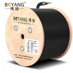 ☆博扬 BOYANG BY-GYTS-48B1 铠装48芯单模室外光缆 GYTS层绞式 3000米/轴 48芯