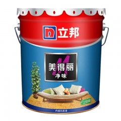 ☆立邦 净味美得丽墙面漆白色净味内墙乳胶漆油漆涂料18L