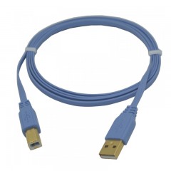 秋叶原  USB2.0版A/M-B/M扁平高速纤薄打印数据线1.5米 QS5310