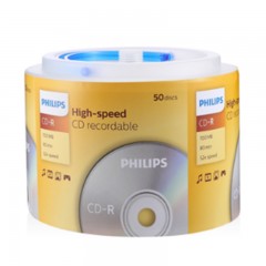 ☆飞利浦 PHILIPS DVD+R光盘/刻录盘 16速4.7G 桶装 50片