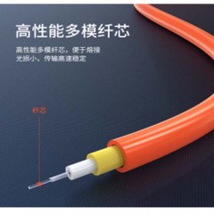 ☆胜为 SHENGWEI FMC-203 电信级光纤跳线 ST-SC多模双芯 收发器尾纤 3米