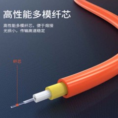 ☆胜为 SHENGWEI FMC-204 光纤跳线 电信级 LC-LC多模双芯 收发器尾纤 3米