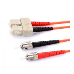 ☆胜为 SHENGWEI FTCB-1030 工程电信级光纤跳线 ST(UPC)-SC(UPC)多模双芯 3米