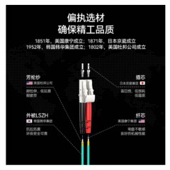 ☆胜为 SHENGWEI FSLA-1030 工程电信级光纤跳线 SC(UPC)-LC(UPC)单模双芯 3米