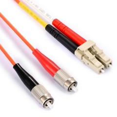 ☆胜为 SHENGWEI FLFB-1030 工程电信级光纤跳线 LC(UPC)-FC(UPC)多模双芯 3米