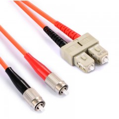 ☆胜为 SHENGWEI FSFB-1030 工程电信级光纤跳线 SC(UPC)-FC(UPC)多模双芯 3米