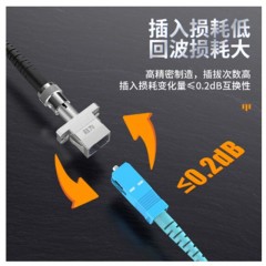 ☆胜为 SHENGWEI OCLF-101 光纤适配器 工程电信级 光纤耦合器法兰盘 LC-FC 光纤网络跳线延长对接头 测试头