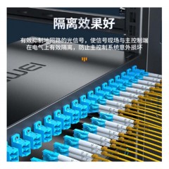 ☆胜为 SHENGWEI OCL-101 光纤适配器 工程电信级 光纤耦合器法兰盘 LC-LC 光纤网络跳线延长对接头 LC单工