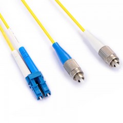 ☆胜为 SHENGWEI FLFA-1050 工程电信级光纤跳线 LC(UPC)-FC(UPC)单模双芯 5米