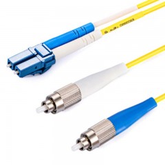 ☆胜为 SHENGWEI FLFA-1050 工程电信级光纤跳线 LC(UPC)-FC(UPC)单模双芯 5米