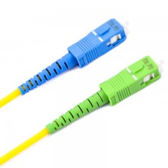 ☆胜为 SHENGWEI FSAU-1050 工程电信级光纤跳线 SC(APC)-SC(UPC)单模单芯 5米