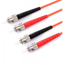 ☆胜为 SHENGWEI FTTB-1050 工程电信级光纤跳线 ST(UPC)-ST(UPC)多模双芯 5米