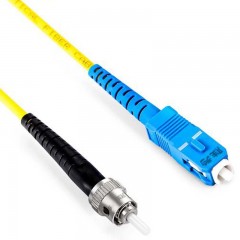 ☆胜为 SHENGWEI FTCA-1100 工程电信级光纤跳线 ST(UPC)-SC(UPC)单模单芯 10米