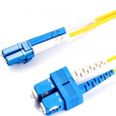 ☆胜为 SHENGWEI FSLA-1100 工程电信级光纤跳线 SC(UPC)-LC(UPC)单模双芯 10米