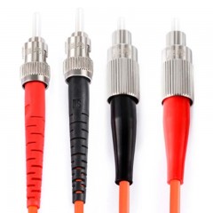 ☆胜为 SHENGWEI FTFB-1100 工程电信级光纤跳线 ST(UPC)-FC(UPC)多模双芯 10米