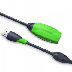 ☆胜为 SHENGWEI UEC-1050 工程级阻燃 USB2.0延长器 5米 带信号放大器 USB延长线 加强芯片摄像头连接线