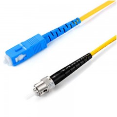 ☆胜为 SHENGWEI FSC-506 电信级光纤跳线 优质进口插芯 ST-SC单模单芯 收发器尾纤 10米