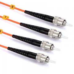 ☆胜为 SHENGWEI FMC-402 电信级光纤跳线 优质进口插芯 ST-ST多模双芯 收发器尾纤 5米