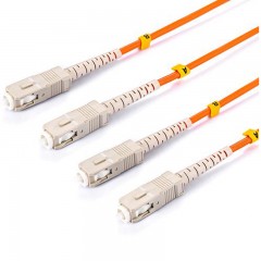 ☆胜为 SHENGWEI FMC-401 电信级光纤跳线 优质进口插芯 SC-SC多模双芯 收发器尾纤 5米