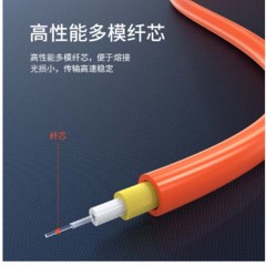 ☆胜为 SHENGWEI FMC-604 光纤跳线 电信级 LC-LC多模双芯 收发器尾纤 10米
