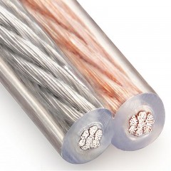 ☆胜为 SHENGWEI AEC-2025 发烧级音箱线 25米 透明400芯 音响喇叭线 音箱连接线材 无氧铜音频线