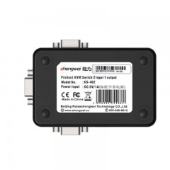 ☆胜为 SHENGWEI KS-402 KVM切换器2口 二进一出手动KVM切换器 USB KVM多电脑切换器 VGA切换器2进1出