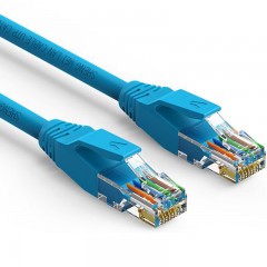 ☆胜为 SHENGWEI LC-6150C FLUKE测试 阻燃六类网线 彩色蓝15米 千兆无氧铜CAT6双绞线