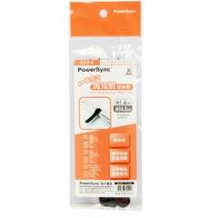 ☆包尔星克 POWERSYNC CTM-C03BK 3入扎扣式双面魔术贴绑线带-黑色