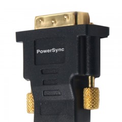 ☆包尔星克 POWERSYNC DV24HDK DVI转HDMI镀金转接头