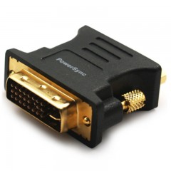 ☆包尔星克 POWERSYNC DV24VGK DVI转VGA镀金转接头