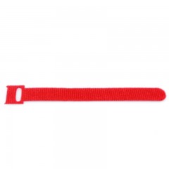 ☆包尔星克（POWERSYNC）CTM-C03R 3入扎扣式双面魔术贴绑线带-红色