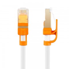 ☆包尔星克 POWERSYNC CAT7-KRMG29-3 七类网线 7类双屏蔽双绞千兆镀金纯铜耐摇摆 寿命长 珠光白色 2米网线