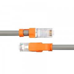 ☆包尔星克 POWERSYNC CLN7GAR8030 七类双屏蔽双绞千兆镀镍纯铜耐折弯工程线灰色 3米网线