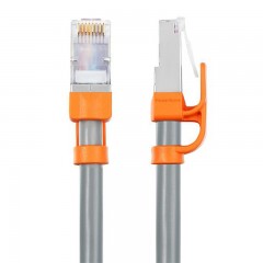 ☆包尔星克 POWERSYNC CLN7GAR8030 七类双屏蔽双绞千兆镀镍纯铜耐折弯工程线灰色 3米网线