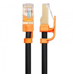 ☆包尔星克 POWERSYNC CLN7GAR0150 CAT7超七类网线 圆线 双色 抗摇摆 双屏蔽 双绞 黑色 15米